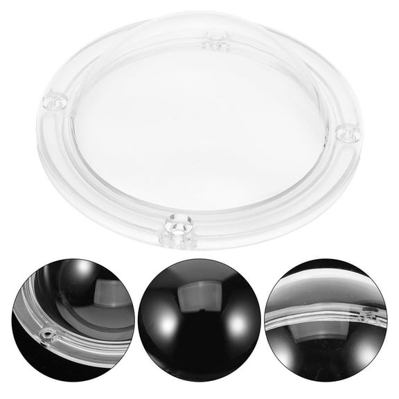 WHAMVOX LED Light Hanging Pendant Lamp with Transparent Shade for Warehouse Industrial Ceiling Lighting