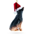thumbnail image 3 of German Shepherd Puppy Glass Christmas Ornament, 3 of 5