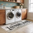 thumbnail image 3 of Findosom 2'x6' Farmhouse Laundry Rug Floor Mat,Non Slip Laundry Room Runner Rug with Rubber Backing Washable Indoor Floor Area Rug for Kitchen Laundry Bathroom Hallway Entryway,Wood, 3 of 6