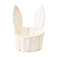 thumbnail image 2 of Weloille Paper Rope Woven Rabbit Ear Flower Basket, Handwoven Portable Storage Basket 1Pc, Sturdy Breathable Decorative Basket, Multifunctional Container for Flower Arrangement Snacks Sundries, 2 of 6