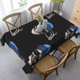 thumbnail image 5 of Halloween Tablecloth Rectangle Table, halloween cool skull Waterproof Outdoor Indoor Picnic Table Cover, Table Cloth for Rectangle Tables for Dining/Party/Buffet 60x90in, 5 of 6