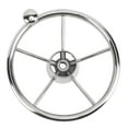 thumbnail image 1 of Volant Marin, Poignée Confortable 5 Rayons 25 Degrés 11 Pouces avec Poignée en Mousse pour Bateaux, 1 of 7