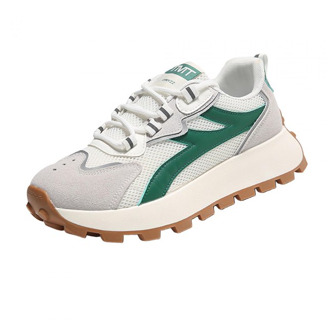 Espadrilles à Plateforme Épaisses pour Femmes Confortables Semelles Épaisses Maille Respirante Femmes Vert 37