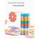 thumbnail image 4 of Thickened Piecing Plastic Snowflake Blocks Toys Children Early Education Toys Colorful Macaron Specifications Blocks, 4 of 5