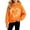 Orange, variant on NAISIBABY Girls Sweatshirts Size 8, Long Sleeve Hooded Fashion Pullover Graphic Hoodies Pink