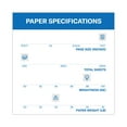 thumbnail image 3 of Hammermill Printer Paper, 24lb Premium Laser Print, 11x17, White, 1 Ream, 500 Sheets, 3 of 8