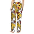 thumbnail image 3 of Goofa Cute Dog Printed Soft Pajama Pants for Women, Wide Leg Comfy Casual Lounge Yoga Pants-X-Large, 3 of 9