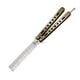 thumbnail image 3 of Peine plegable práctica entrenamiento mariposa cuchillo herramienta de peluquería (oro) Ndcxsfigh  Cuidado Belleza, 3 of 9