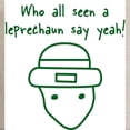 thumbnail image 2 of CafePress - Who All Seen The Leprechaun, Cap - Adjustable 100% Brushed Unisex Casual Cotton Baseball Cap, Beige, 1, 2 of 2