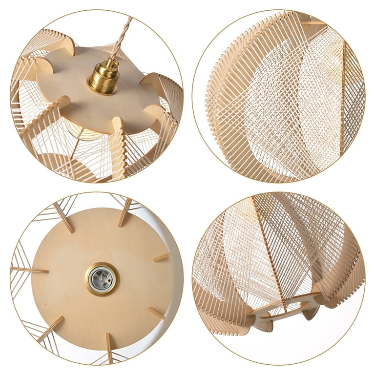 Arturesthome Wabi Sabi Scandinavian Wooden Pendant Lights Mid