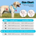 thumbnail image 2 of Jewyow No Pull Dog Harness - Dog harness for small dogs,Reflective Adjustable Pet Vest with Handle & Breathable Mesh,Blue, L, 2 of 8