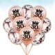 thumbnail image 2 of KAKOWELY 20 globos decorativos de látex con forma de corona y lentejuelas para 30 cumpleaños (10 globos de látex, 10 globos de lentejuelas, oro rosa), 2 of 4
