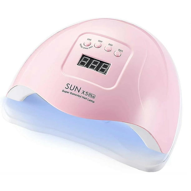 Máquina De Lámpara De Uñas Led Uv De 80w, Secador De Curado De Esmalte De Gel Para Uñas Empapado Con 4 Configuraciones De Temporizador, Luz De Fototerapia Led Para Manicura Profesi