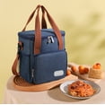 thumbnail image 1 of Bolsa de Hielo Cruzada para Hombro, Bolsa de Almuerzo, Bolsa de Picnic para Exteriores, Bolsa Fresca de Gran Capacidad, Bolsa Térmica Oxford de Tela, 1 of 6