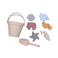 thumbnail image 2 of Juguetes de playa para niños, juguetes de arena de silicona, regalo de cumpleaños para niños y niñas, Beige, 2 of 9