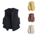 thumbnail image 3 of RYDCOT Men's Travel Vest Casual Outdoor Multi-Pocket V-Neck Button up Cotton Workwear Vest Sleeveless Jacket Black, 3 of 4