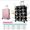 thumbnail image 5 of Luggage Cover Colorful dog paw print Suitcase Covers Elastic Dustproof Protector For 18-32 Inch Luggage Washable And Decorative Travel Bag Cases(M), 5 of 6