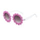thumbnail image 1 of Qarigey Protección UV Gafas de sol ligeras para niñas de 6 a 8 años Conjunto de estilo deportivo Gafas de sol para niños Niñas elegantes Cadenas y cordones para anteojos púrpura, 1 of 6