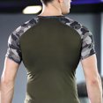 thumbnail image 4 of LUOGENLI T-shirts pour Hommes T-Shirt Respirant Absorbant la Sueur Manches Courtes Mode Sport Été Col Rond Manches Courtes 4TG T-shirts Graphiques Vert Armée TG, 4 of 7