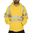 thumbnail image 1 of Veste de Travail Haute Visibilité pour Hommes, Chandail à Capuchon de Sécurité, 1 of 1