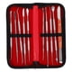 thumbnail image 2 of EeaseMX Kit de grabado de cera de acero inoxidable, espátula para cera, juego de herramientas para tallado de cera para uso dental (bolsa negra), 2 of 7