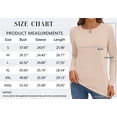 thumbnail image 5 of MOSHU 3 Pack T Shirts for Women Crew Neck Long Sleeve Womens shirts Casual Loose Fit Fall Tops, 5 of 8