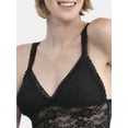 thumbnail image 3 of No Boundaries Crossover Floral Lace Bralette, Women’s and Women’s Plus, Sizes S-XXXL, 3 of 4