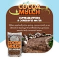 Garden Elements 100 Natural Cocoa Bean Shell Mulch for Gardens, Flower