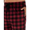 thumbnail image 2 of George Men's Fleece Plaid Sleep Pants, 2 of 6