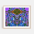 thumbnail image 2 of Peek A Boo - Digital Art Abstract Psychedelic Surrealism Modern Art Pattern Geometric Unframed Wall Art Print 30 x 40 inches, 2 of 6