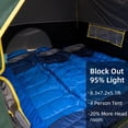 thumbnail image 3 of 4 Person Blackout Camping Tent, Easy Setup Waterproof Family Dome Tent for Camping with Rainfly, Portable Double Layer Large Family Tent for Outdoor Camping&Hiking, 3 of 12