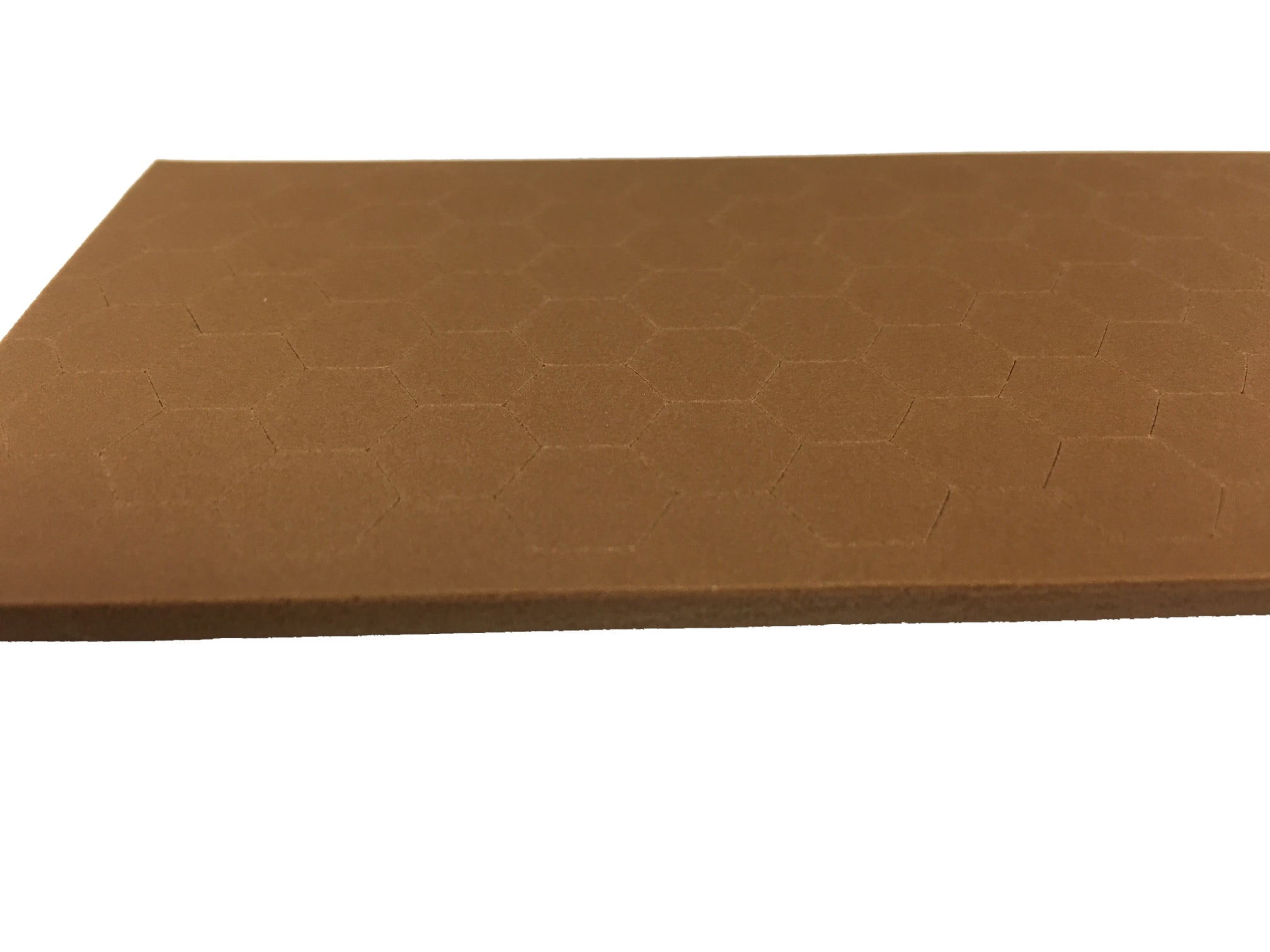 12 Pack Tan, 3/8 Hexagon Self-Stick Noise Dampening Foam Cabinet Bumpers 