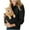 Black, variant on Feancey Women Pet Carrier Hoodies Cat Dog Pouch Hooded Sweatshirt Winter Fleece Lined Sweatshirt Cute Animal Holder Pullover Tops with Kangaroo Pocket Black XL