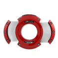 thumbnail image 4 of Xikar XO Double Guillotine Cutter, Dual Stainless Steel Blades, Red & Silver, 4 of 5