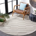 thumbnail image 2 of SAFAVIEH Trends Craig Geometric Area Rug, Beige/Ivory, 6'7" x 6'7" Round, 2 of 8