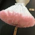thumbnail image 5 of Women Lolita Cosplay Petticoat Puffy Layered Ballet Tutu Skirt Bow Underskirt, 5 of 18