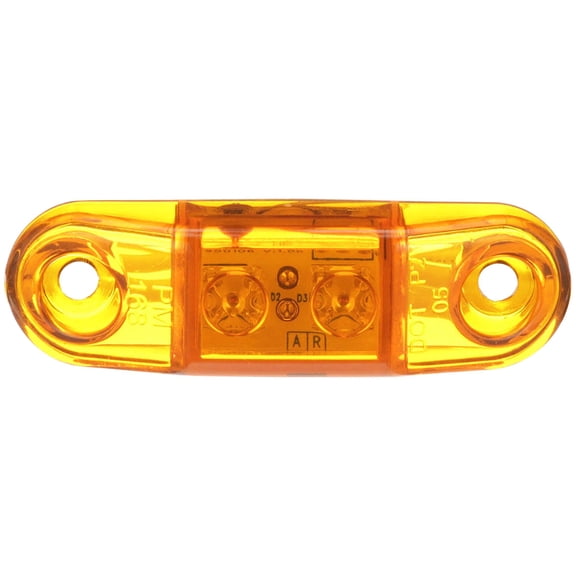 Peterson Manufacturing V168A Mini Surface-Mount Clearance/Side Marker Light, 12 Volt, Amber, Viz Pack