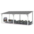 thumbnail image 5 of AECOJOY 10' x 20' Hardtop Gazebo Outdoor Aluminum Pergola ​For Garden, Patio, Backyard-​White, 5 of 10