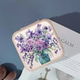 thumbnail image 4 of Pratyus Purple Flowers Jewelry Storage Artifacts Box for Necklace, Ring, Earring - Mother's Day Gifts Pink, 4 of 5