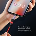 thumbnail image 1 of USB Charging Cable 540-Degree Magnetic Chargers Operation Flexible Lightweight Portable Type-C Data Wire Charger Line for Smart Bracelets Red 1m, 1 of 9