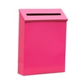 thumbnail image 4 of Wall Mounted Mailbox Letter Box Rainproof Large Capacity Wall Hanging Mail Box Decorative Drop Box Metal Postbox for Gate Outdoor Decoration Rose Red, 4 of 9