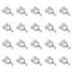 thumbnail image 4 of 20 piezas de poleas para riel de cortina, accesorios para poleas de cortina, accesorios para cortinas, 4 of 7