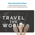 thumbnail image 5 of Bingfone Travel The World1 Large Gaming Mouse Pad,Extended Desk Mousepad With Stitched Edges,Non-Slip Base,Water Resist Keyboard Pad For Gamer, Office & Home, 29.5 X 16 In, 5 of 9