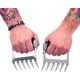 thumbnail image 4 of Rawiri Juego de 2 garras de carne de acero inoxidable para cerdo desmenuzado, tenedor para carne, garras para barbacoa, 4 of 8