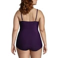 thumbnail image 2 of Lands' End Women's Plus Size DDD-Cup SlenderSuit Tummy Control Chlorine Resistant Skirted One Piece Swimsuit, 2 of 3