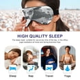thumbnail image 6 of IAUYY Sleep Mask, Super Soft Eye Masks with Adjustable Strap, Lightweight Comfortable Blindfold,Perfect Blocks Light for Men Women Use Only Black and Gray, 6 of 7