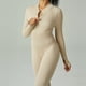 thumbnail image 2 of Body con cremallera, conjunto de Yoga de una pieza, ropa de gimnasio para mujer, entrenamiento físico, ropa deportiva de manga larga, trajes deportivos todo en uno, 2 of 5