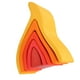thumbnail image 3 of Flames Nesting Wooden Stacker, Flame Element Stacking Toy Exquisito Peso Ligero Para Mejorar La Creatividad Para Mejorar La Imaginación Para Niños A Partir De 3 Años ANGGREK Otros, 3 of 8