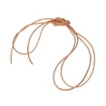 thumbnail image 4 of 39.37\" Natural Color Round Leather Cord Jewelry String Bracelet Making Rope - 1.5mm, 4 of 6