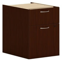 HON Mod Hanging Pedestal - 15"W 20" x 20" x 15" - 2 x Box Drawer(s), File Drawer(s) - Material: Steel Ball Bearing - Finish: Mahogany